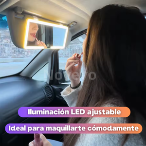 MirrorLux 3-Tono ™ - Espejo de Lujo LED para auto
