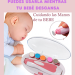 Limababy™ - Cortauñas eléctrico para bebé con 6 cabezales, silencioso y seguro