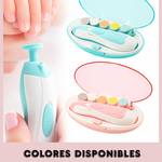 Limababy™ - Cortauñas eléctrico para bebé con 6 cabezales, silencioso y seguro