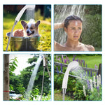 Ducha eléctrica portátil para exteriores - Ducha de mano para viajes, senderismo y jardinería