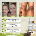 DrMelaxin™ | Kit de Ampollas exfoliantes de Arroz Blanco & Arroz Negro 30ml