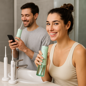 😁 AQUADENT - Irrigador Dental: Dientes limpios, saludables y blancos