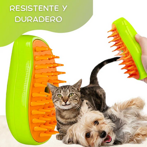 CEPILLO SPA PET™ - CEPILLO A VAPOR PARA MASCOTAS 3 EN 1