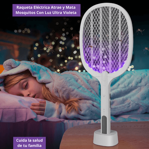 ElectroMosco™ - Raqueta Eléctrica Mata Insectos Recargable