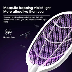 ElectroMosco™ - Raqueta Eléctrica Mata Insectos Recargable