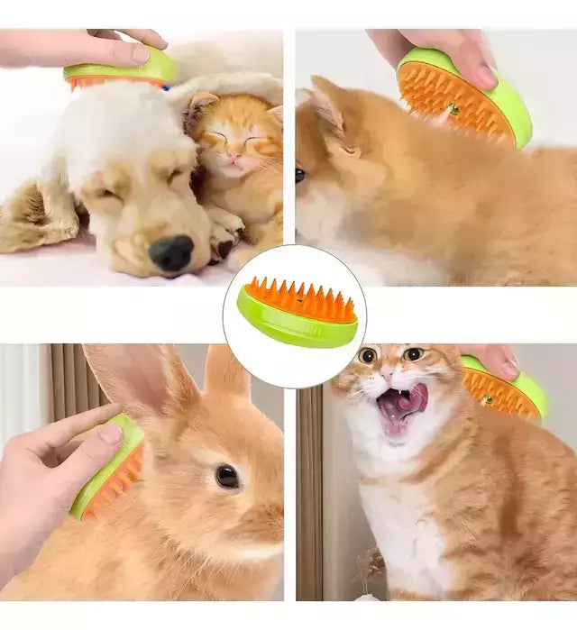 CEPILLO SPA PET™ - CEPILLO A VAPOR PARA MASCOTAS 3 EN 1