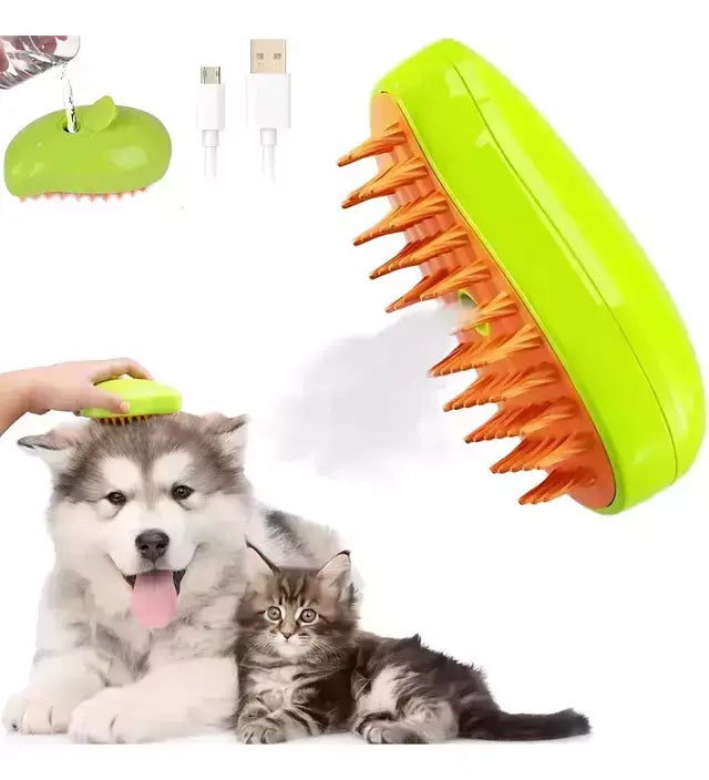 CEPILLO SPA PET™ - CEPILLO A VAPOR PARA MASCOTAS 3 EN 1