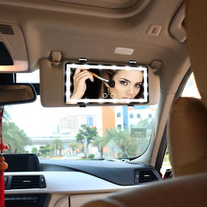 MirrorLux 3-Tono ™ - Espejo de Lujo LED para auto